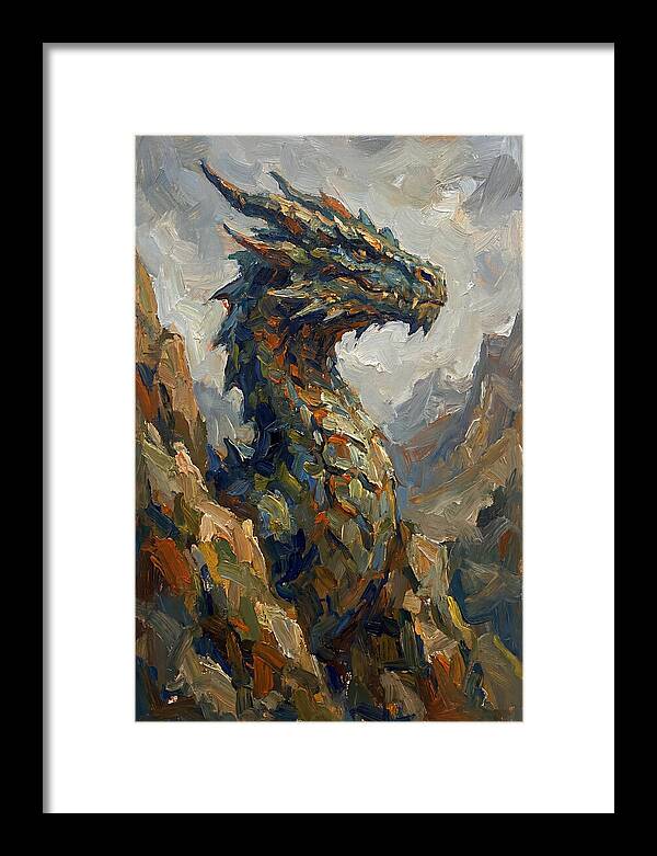 Majestic Dragon In Nature