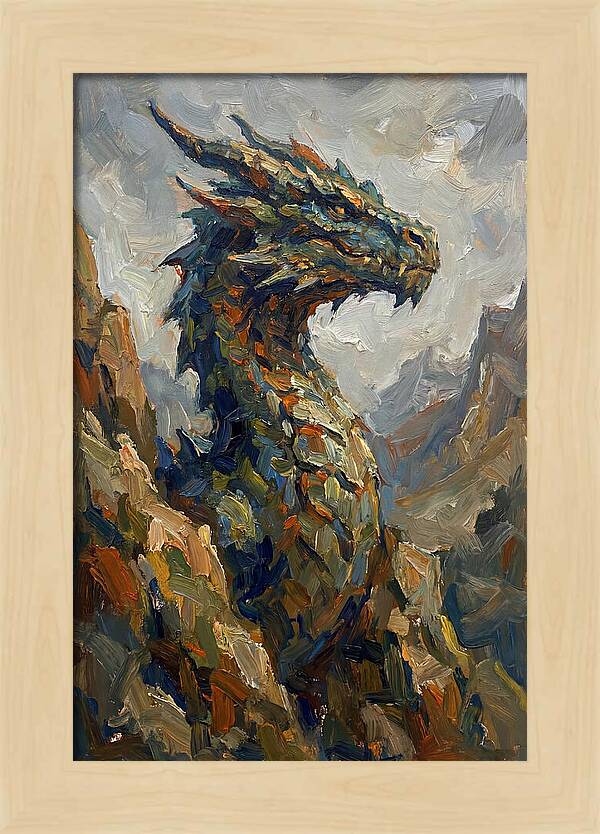 Majestic Dragon In Nature