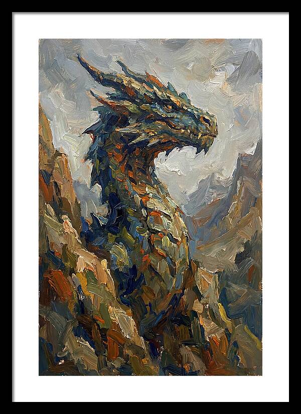 Majestic Dragon In Nature