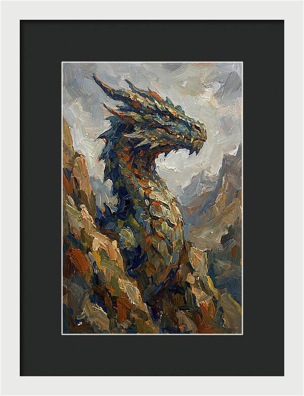 Majestic Dragon In Nature