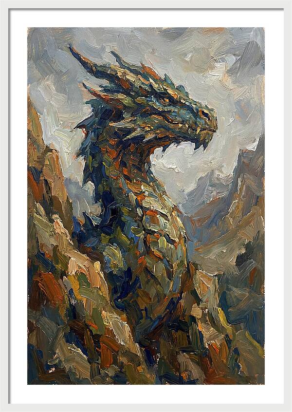 Majestic Dragon In Nature