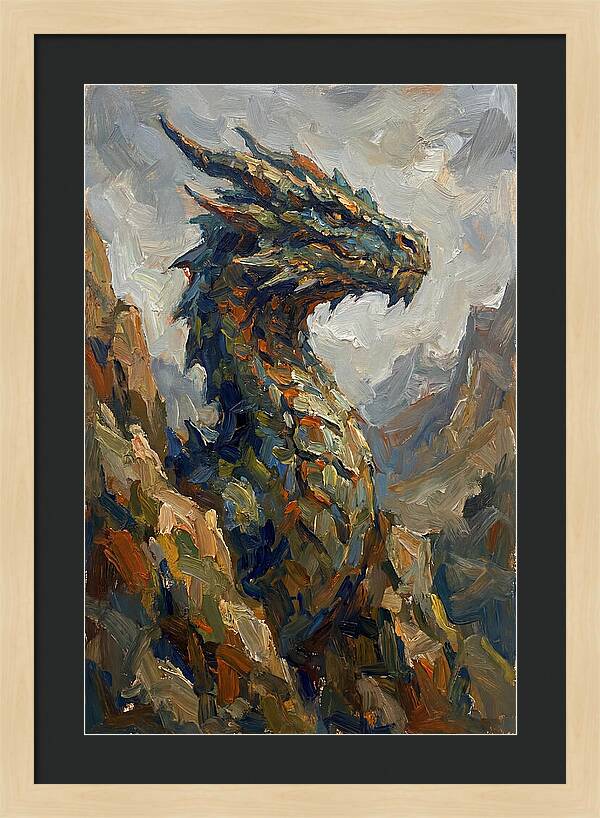 Majestic Dragon In Nature