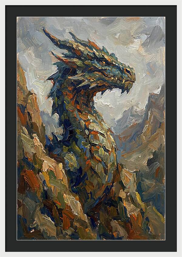 Majestic Dragon In Nature