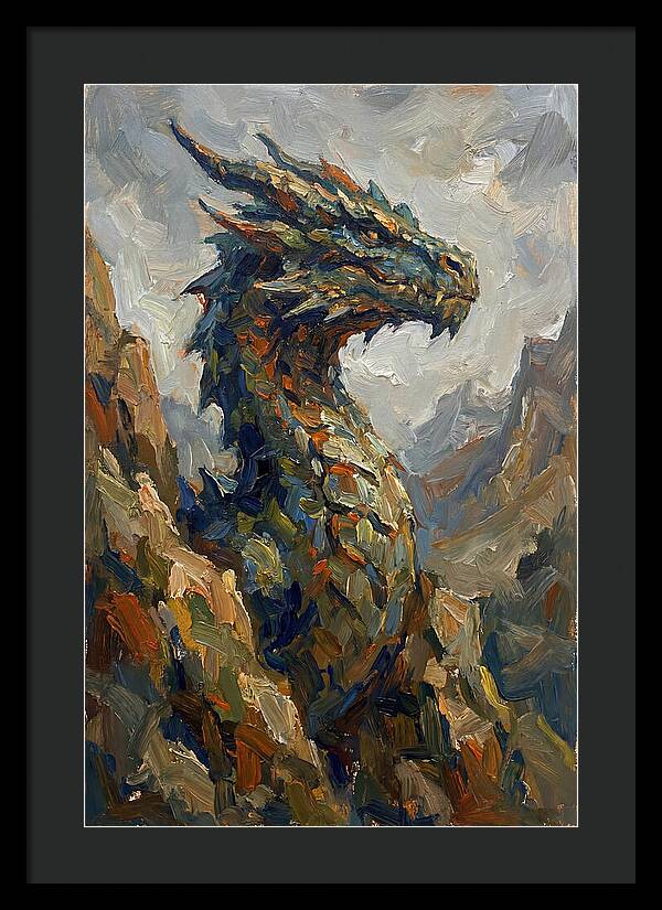 Majestic Dragon In Nature