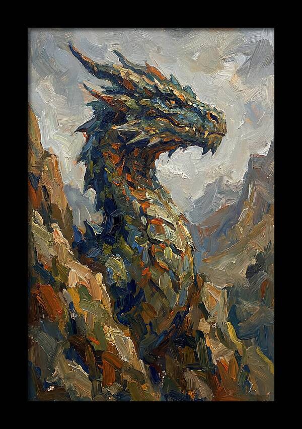 Majestic Dragon In Nature