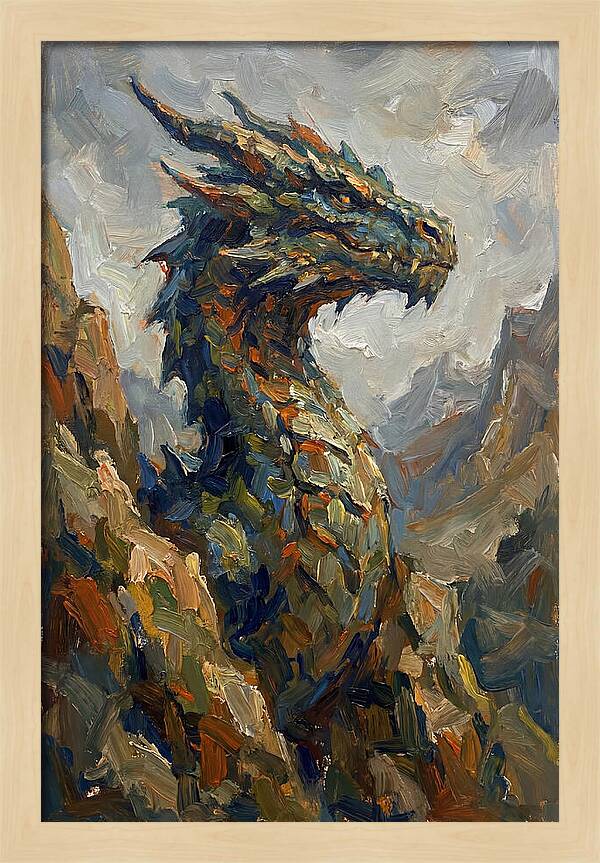 Majestic Dragon In Nature