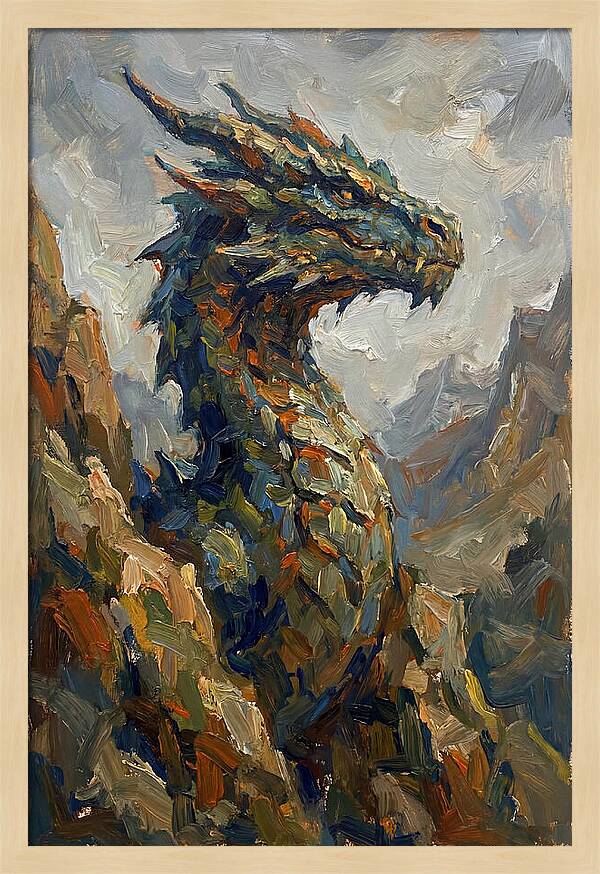 Majestic Dragon In Nature