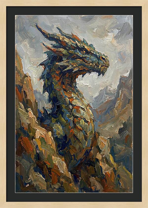 Majestic Dragon In Nature