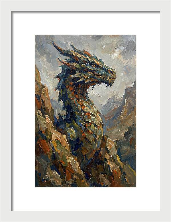 Majestic Dragon In Nature