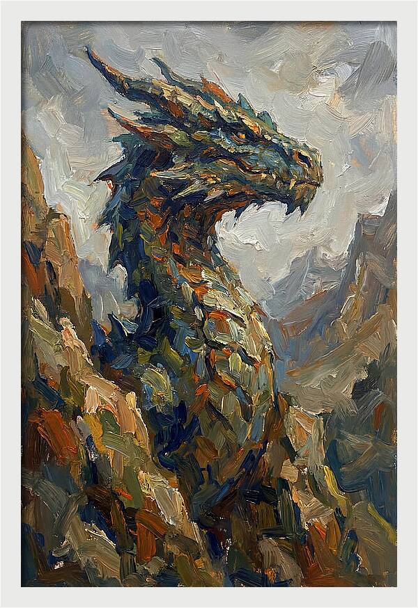 Majestic Dragon In Nature