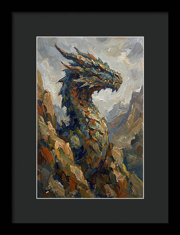Majestic Dragon In Nature