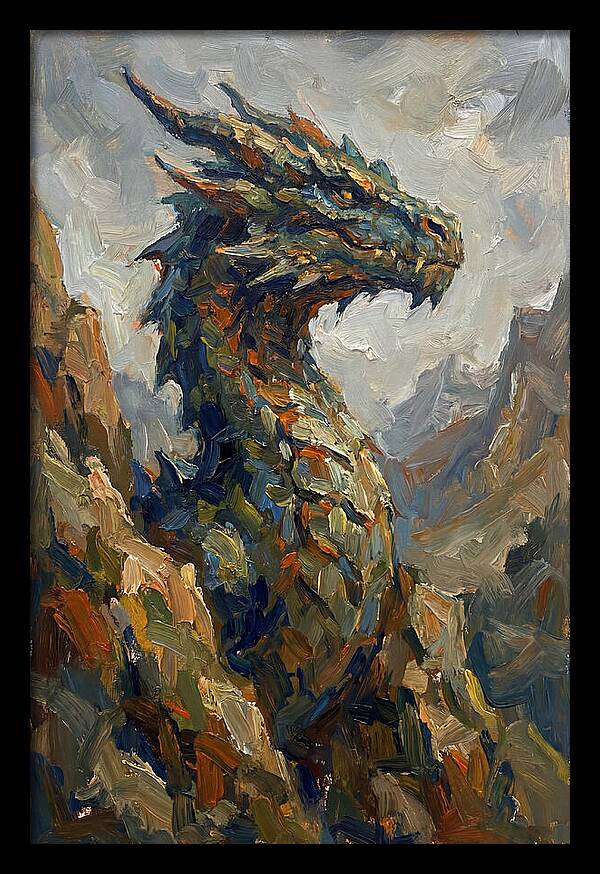 Majestic Dragon In Nature