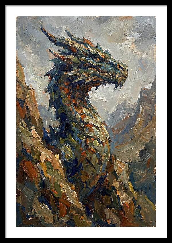 Majestic Dragon In Nature