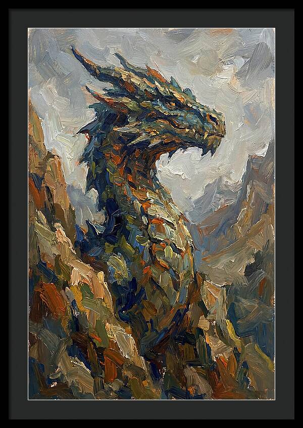 Majestic Dragon In Nature