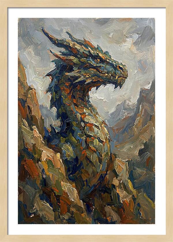 Majestic Dragon In Nature