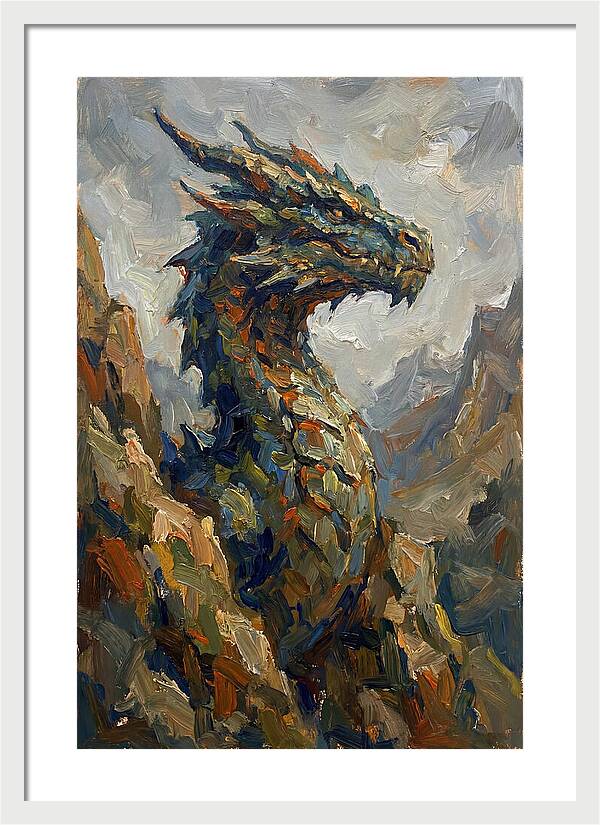 Majestic Dragon In Nature