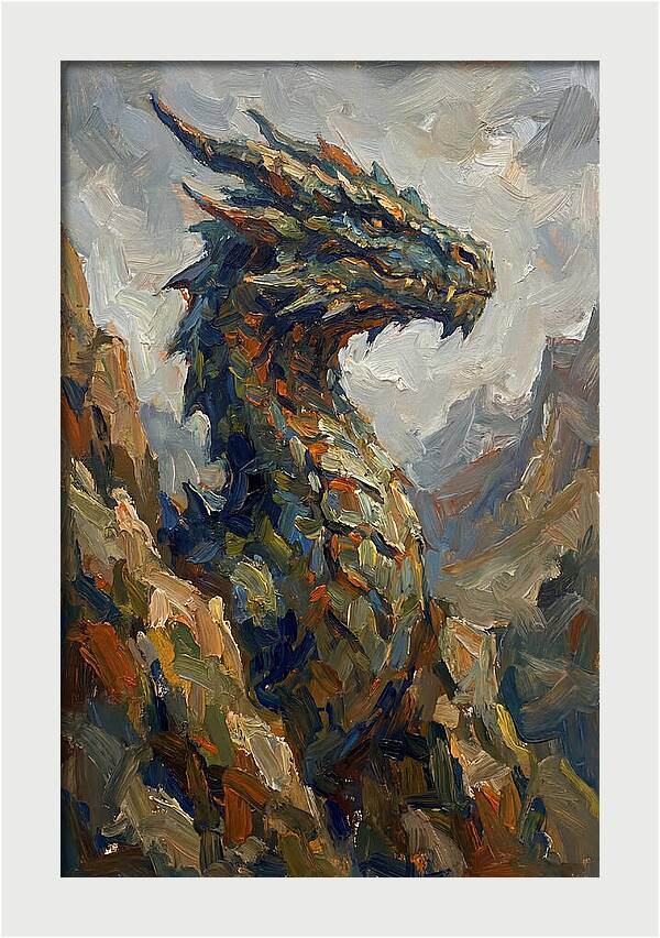 Majestic Dragon In Nature