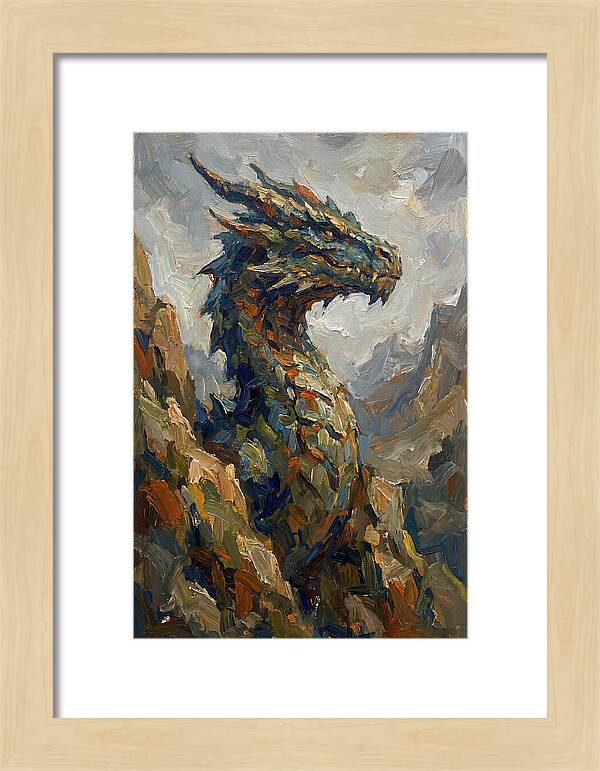Majestic Dragon In Nature