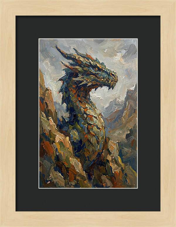 Majestic Dragon In Nature