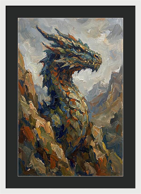 Majestic Dragon In Nature