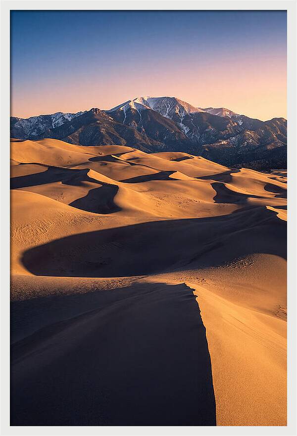 Majestic Dunes At Dawn