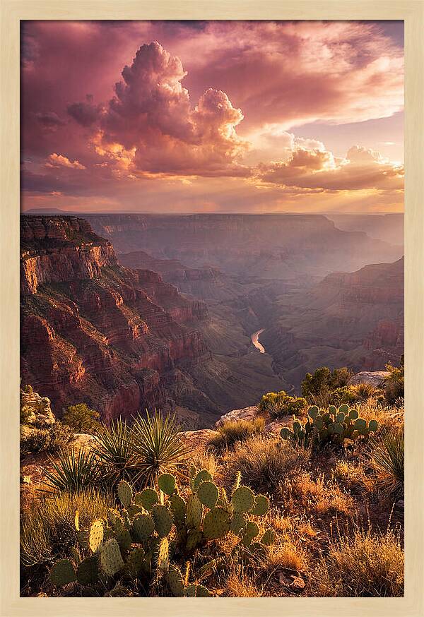 Majestic Dusk Over Grand Canyon