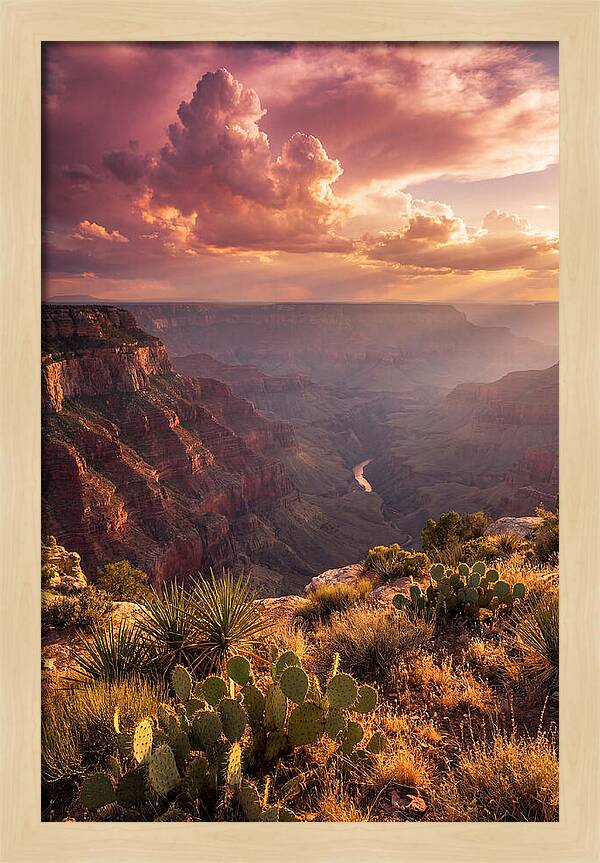 Majestic Dusk Over Grand Canyon