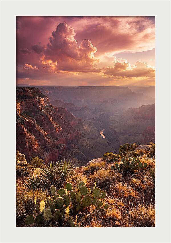 Majestic Dusk Over Grand Canyon
