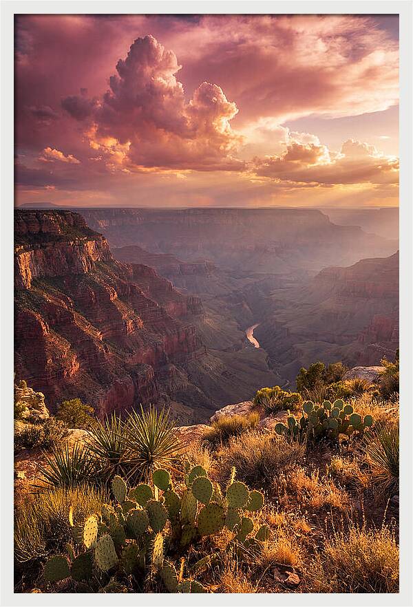 Majestic Dusk Over Grand Canyon