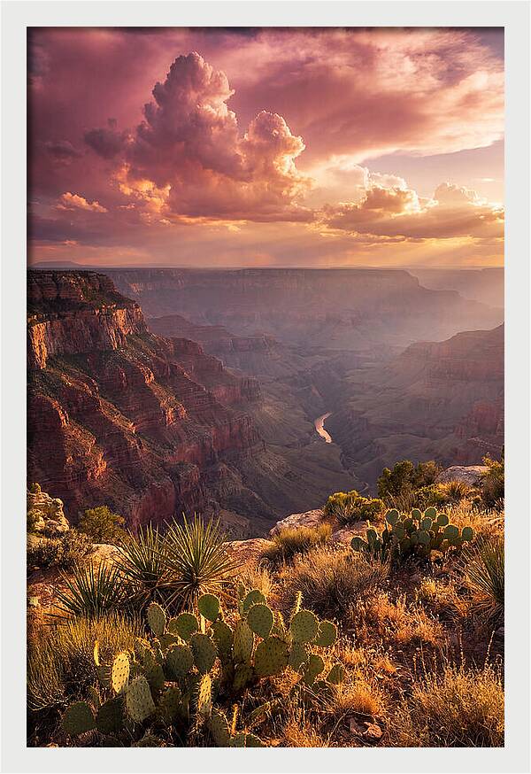 Majestic Dusk Over Grand Canyon
