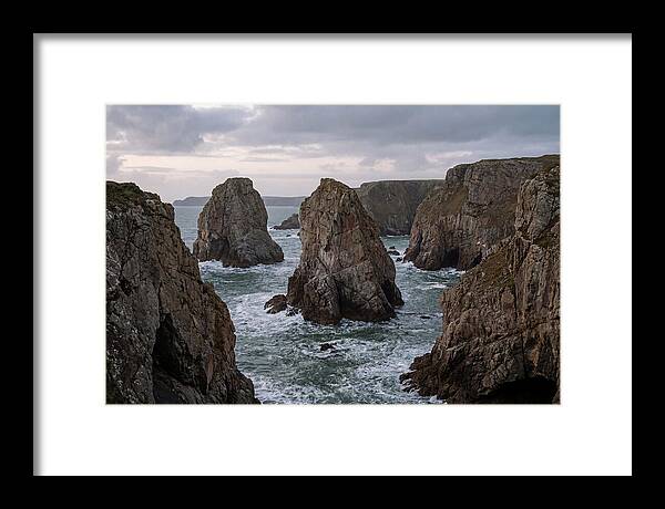 Majestic Elegug Stacks Along The Coast