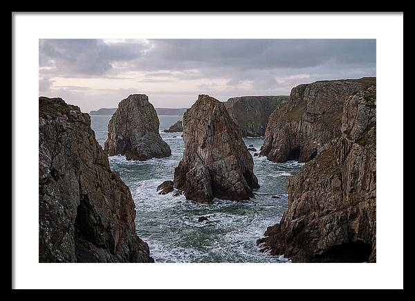 Majestic Elegug Stacks Along The Coast