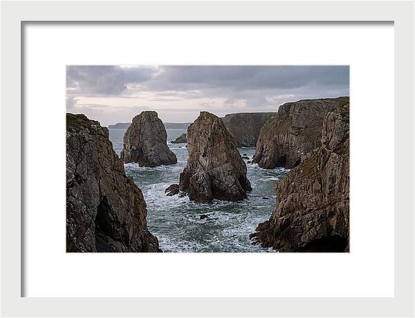 Majestic Elegug Stacks Along The Coast