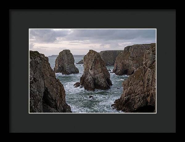 Majestic Elegug Stacks Along The Coast