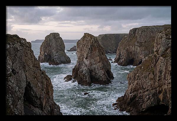Majestic Elegug Stacks Along The Coast