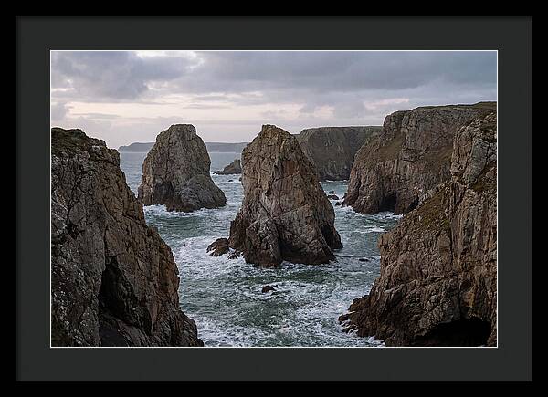 Majestic Elegug Stacks Along The Coast