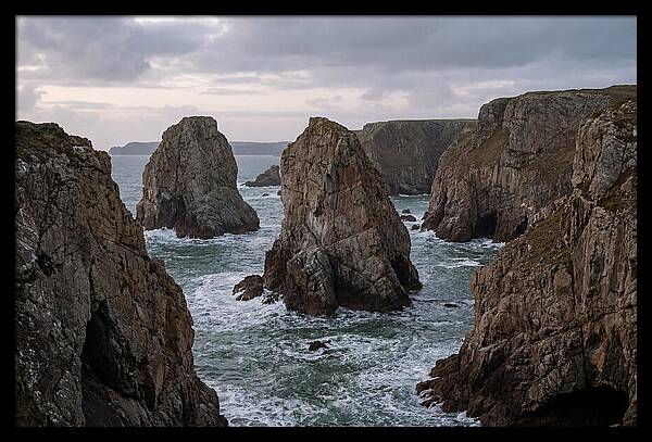 Majestic Elegug Stacks Along The Coast