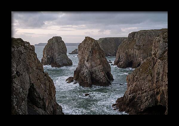 Majestic Elegug Stacks Along The Coast