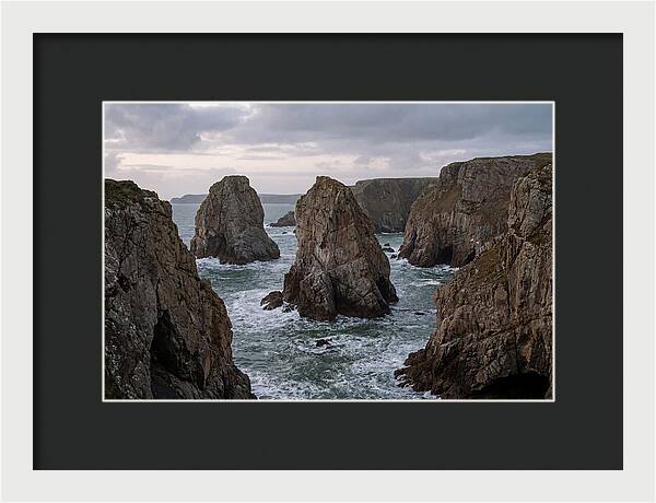 Majestic Elegug Stacks Along The Coast