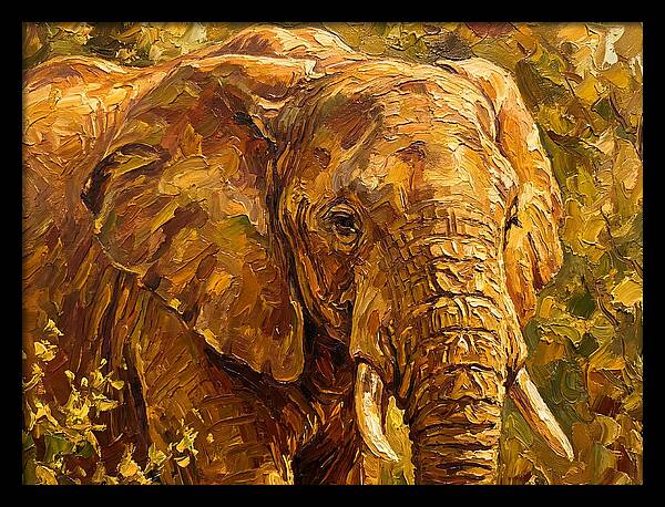 Majestic Elephant In Nature