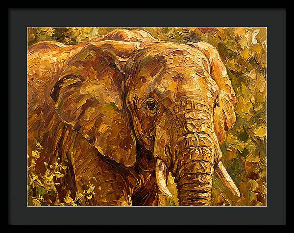 Majestic Elephant In Nature