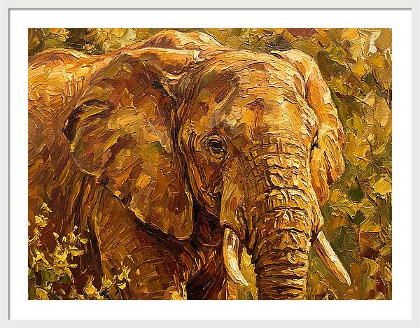 Majestic Elephant In Nature