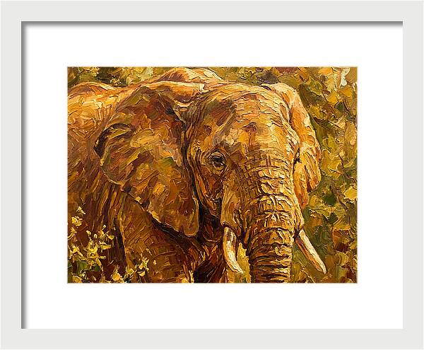 Majestic Elephant In Nature