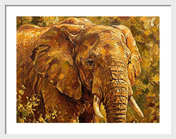 Majestic Elephant In Nature