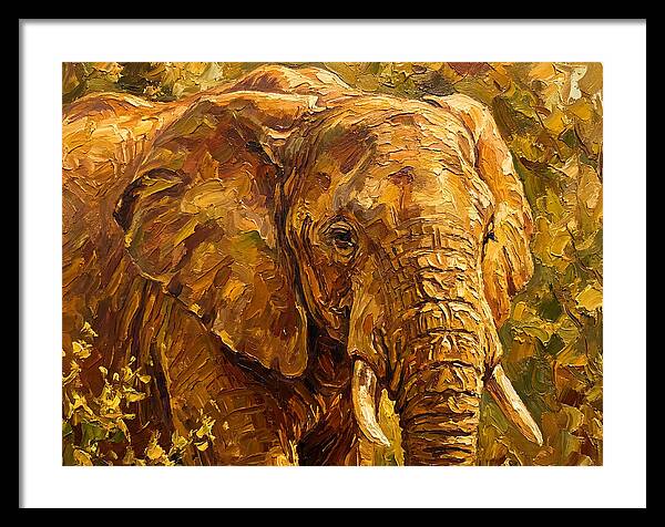 Majestic Elephant In Nature