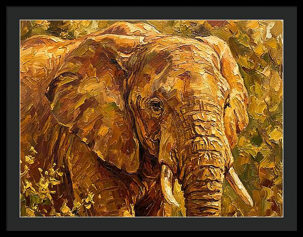 Majestic Elephant In Nature