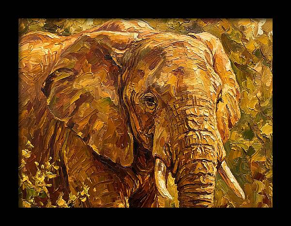 Majestic Elephant In Nature