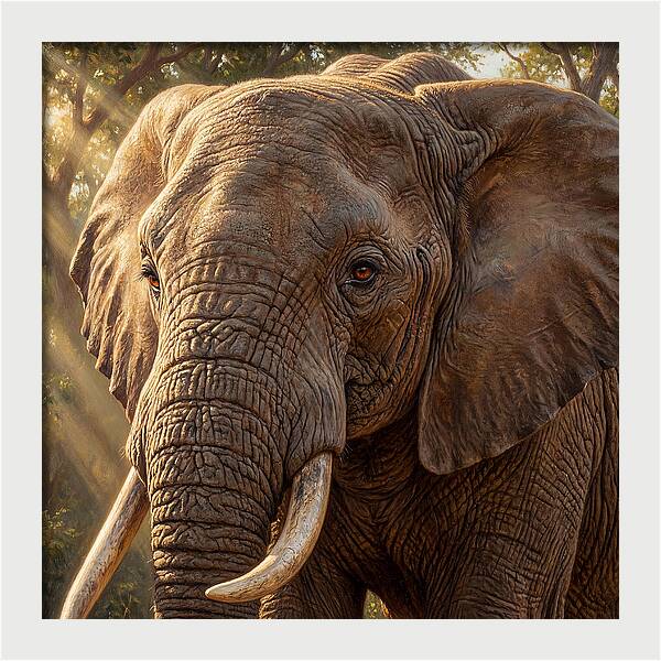 Majestic Elephant Portrait