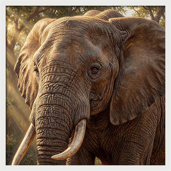 Majestic Elephant Portrait