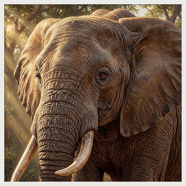 Majestic Elephant Portrait